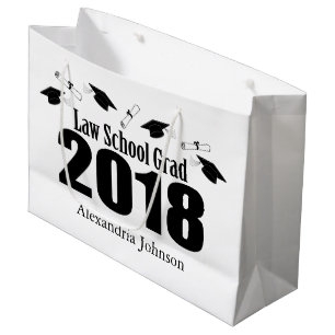 Law School Grad 2018 Graduation Gift Bag (Black)