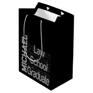 Law School Graduate Extraordinaire CUSTOM Medium Gift Bag