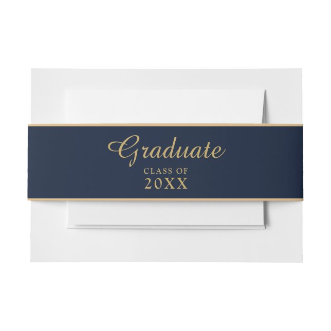 Law School Graduate Scales of Justice Announcement Invitation Belly Band (Front Example)