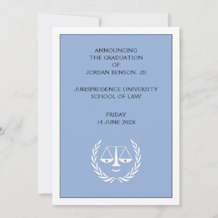 Law School Graduation Announcement