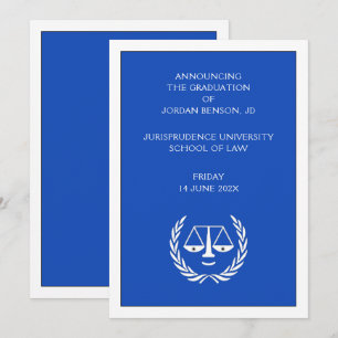 Law School Graduation Announcement
