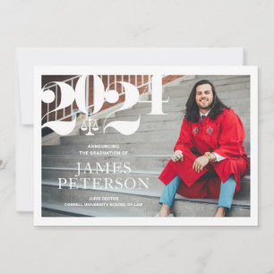 Law School Graduation Announcement
