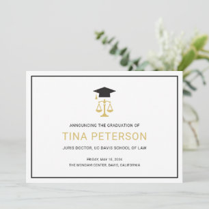 Law School Graduation Announcement