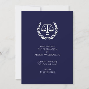 Law School Graduation Announcement