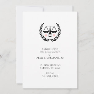 Law School Graduation Announcement