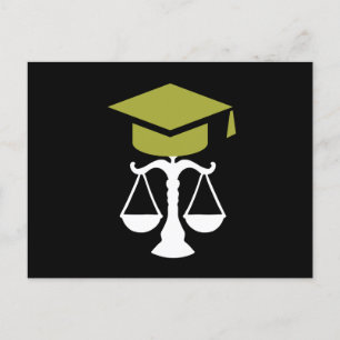Law School Graduation Announcement/ Invitation