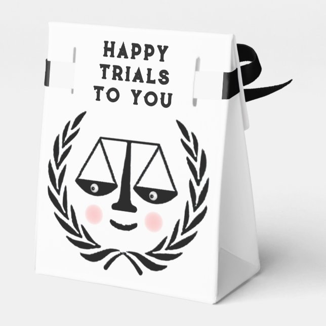 Law School Graduation Favour Box (Back Side)