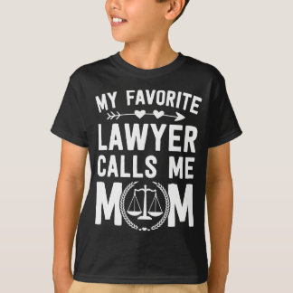 Law School Graduation Favourite Lawyer Mum Mother' T-Shirt