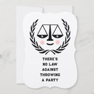 Law School Graduation Invitation
