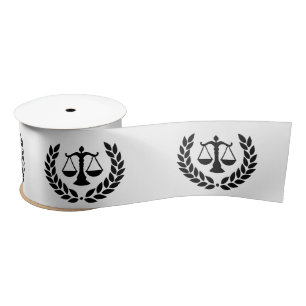 Law School Graduation Lawyer Attorney Law Firm Satin Ribbon