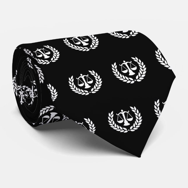 Law School Graduation Lawyer Attorney Tie (Rolled)