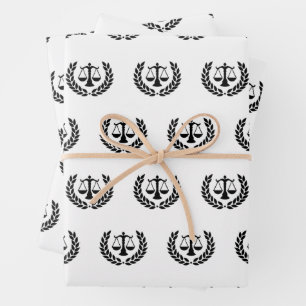 Law School Graduation Lawyer Attorney Wrapping Paper Sheet