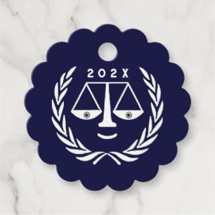 Law School Graduation Lawyer Favour Tags