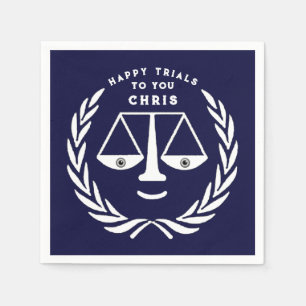 Law School Graduation Lawyer Napkin