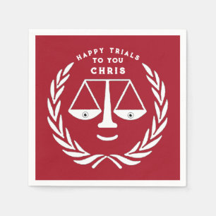 Law School Graduation Lawyer Napkins