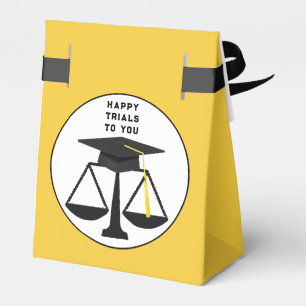 Law School Graduation Party Favour Box