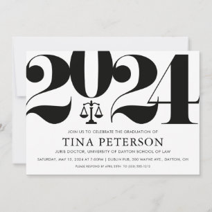 Law School Graduation Party Invitation
