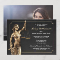 Law School Graduation Party Invitation