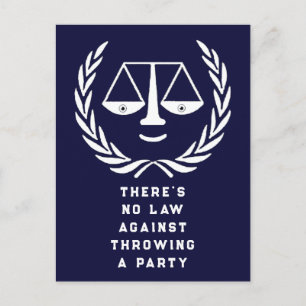 Law School Graduation Party Invitations