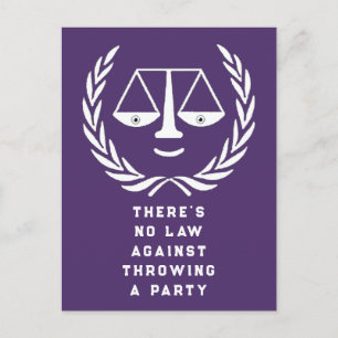 Law School Graduation Party Invitations