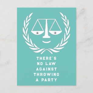 Law School Graduation Party Invitations