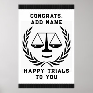 law school graduation poster