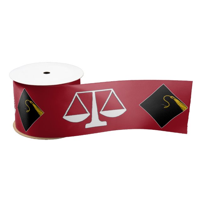 Law School Graduation Satin Ribbon (Spool)