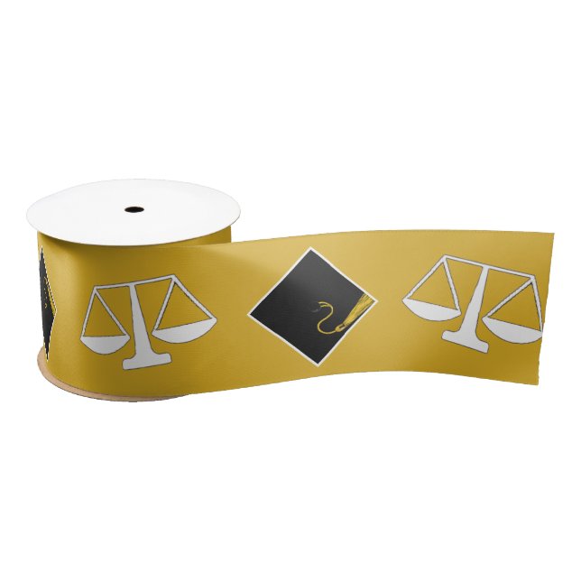 Law School Graduation Satin Ribbon (Spool)