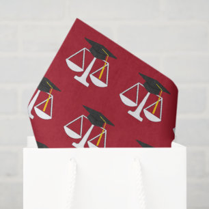 Law School Graduation Tissue Paper