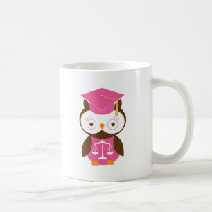 Law School Owl Gift Idea Coffee Mug