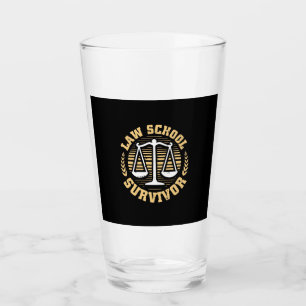 Law School Survivor Glass