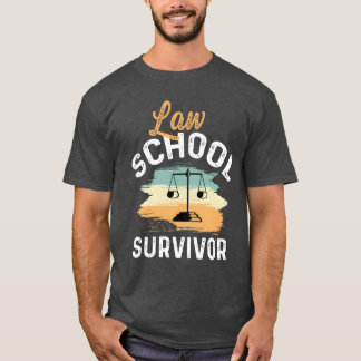 Law School Survivor Law Student Gift vintage T-Shirt