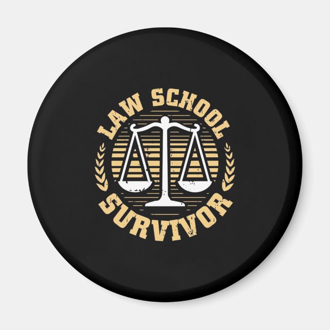 Law School Survivor Magnet (Front)