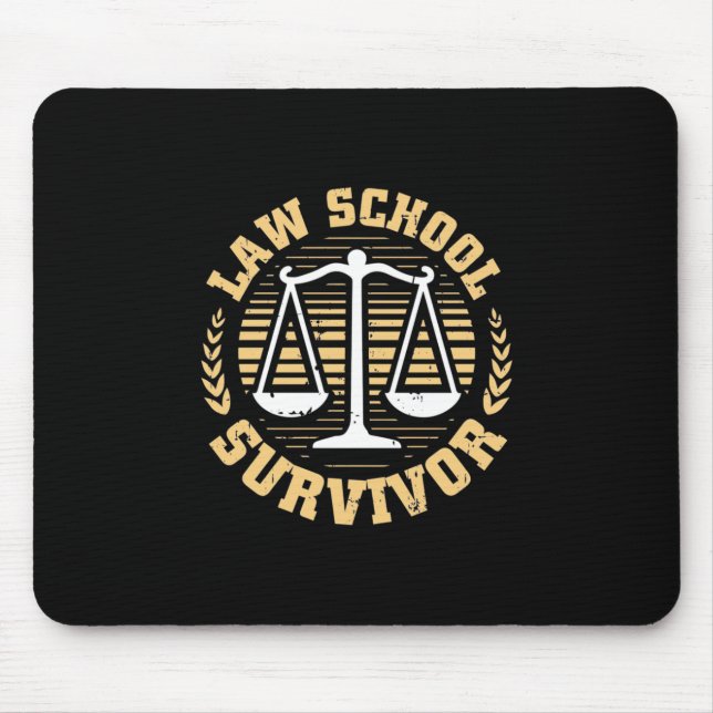 Law School Survivor Mouse Pad (Front)