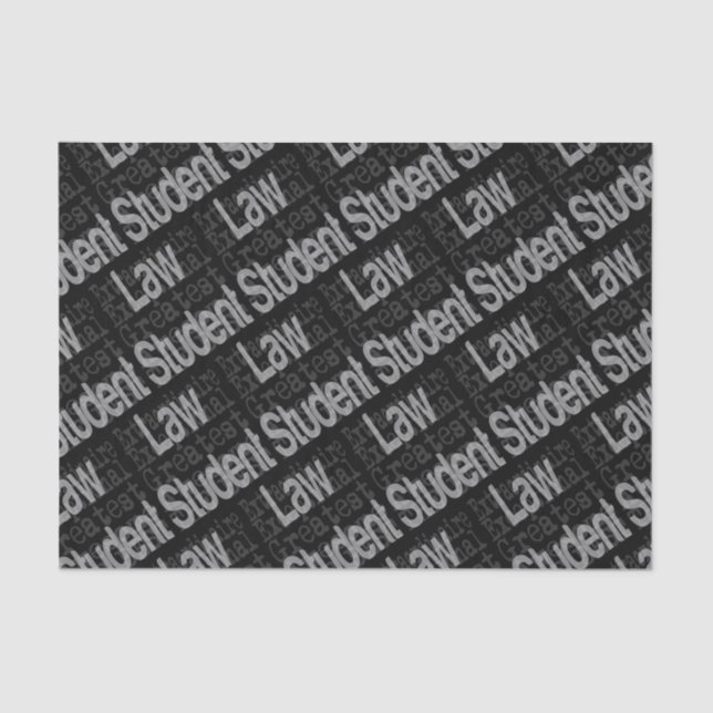 Law Student Extraordinaire Tissue Paper (Front)