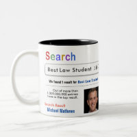Law Student Funny Custom Best Search Gift Mug