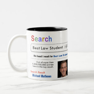 Law Student Funny Custom Best Search Gift Mug