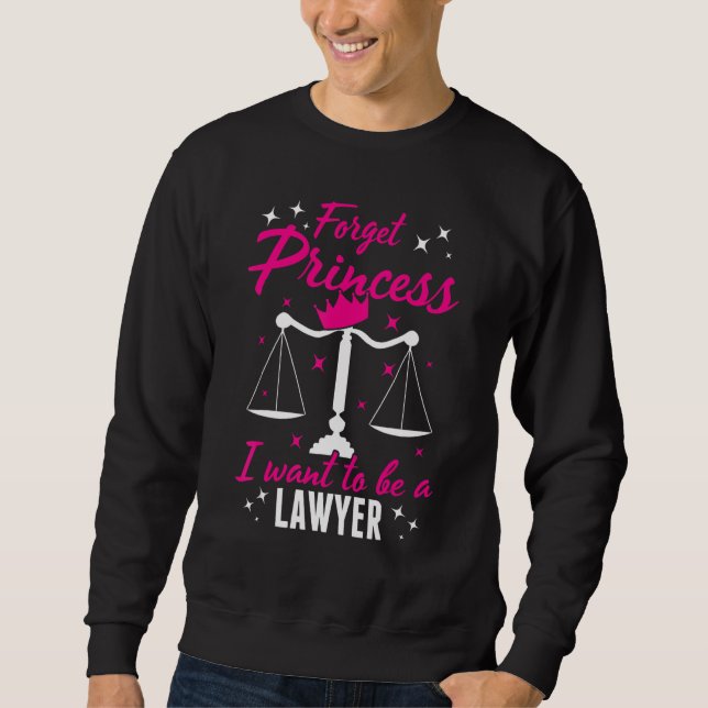 Law Student Law School Student Lawyer In Progress  Sweatshirt (Front)