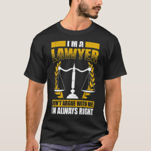 Law Student Law School Student Lawyer In Progress  T-Shirt