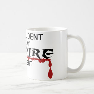 Law Student Vampire by Night Coffee Mug