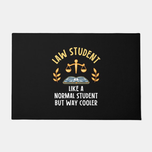 Law Students Are Cooler Doormat (Front)