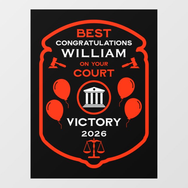 Law Victory Celebration Gift (Sheet)