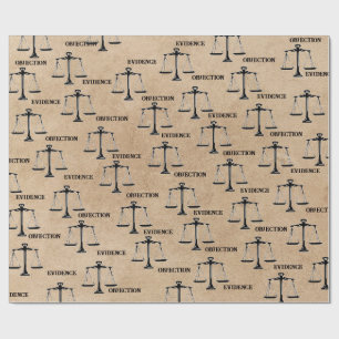 Law Wrapping Paper