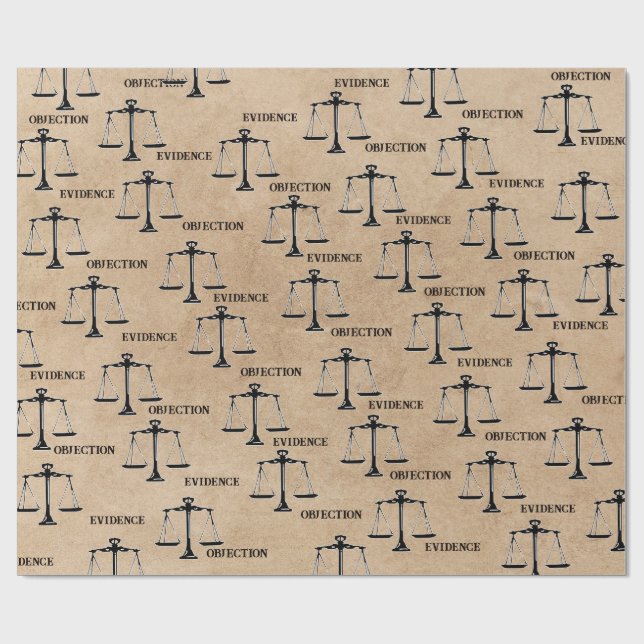 Law Wrapping Paper (Flat)