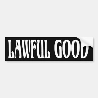 "Lawful Good" Bumper Sticker