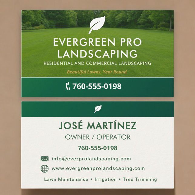 Lawn and Garden Professional Business Card (Creator Uploaded)