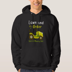 Lawn And Order Special Mowing Unit Grass Cutter La Hoodie