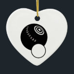 LAWN BOWL CERAMIC TREE DECORATION<br><div class="desc">Bowlers will like showing off their love of the sport.</div>