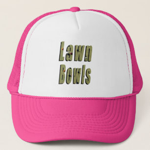 Lawn Bowl Dimensional Logo, Trucker Hat
