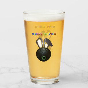 Lawn Bowl Easter Bunny, Drink Glass